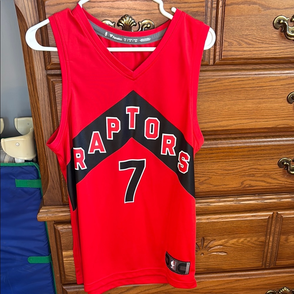 Red Raptors Basketball Jersey